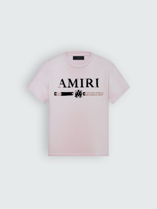 Amiri M.A. Bar Applique T-shirt Herr Rosa | 05473-VKTR