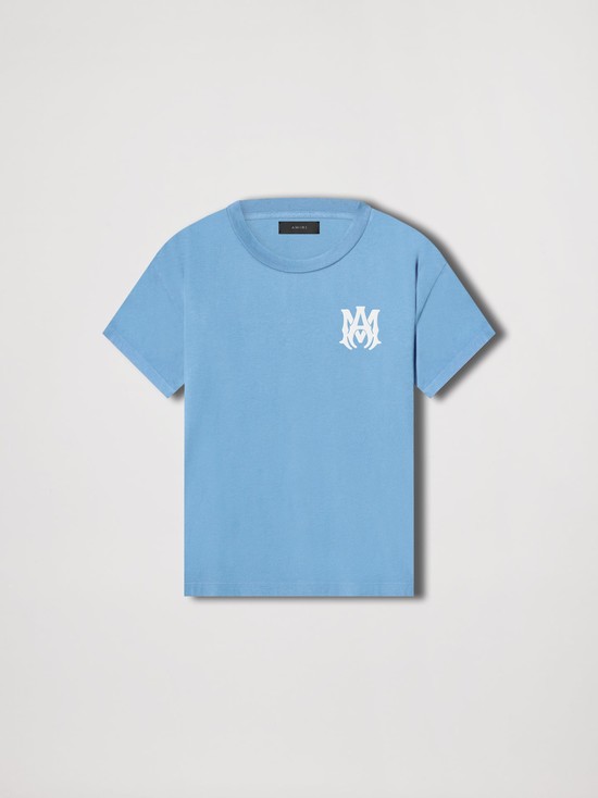 Amiri M.A. Logo T-shirt Herr Blå | 50964-IXZW