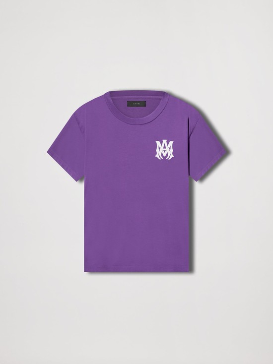 Amiri Ma Logo T-shirt Herr Lila | 12406-EIYV