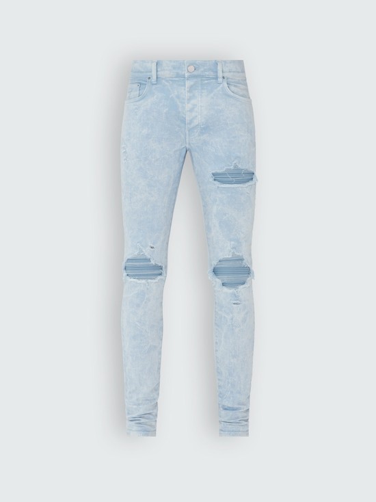 Amiri Mineral Wash Mx1 Jeans Herr Blå | 53904-SOKD