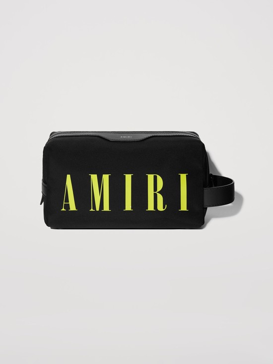 Amiri Nylon Dopp Kit Case Påse Svarta | 13495-QRJU