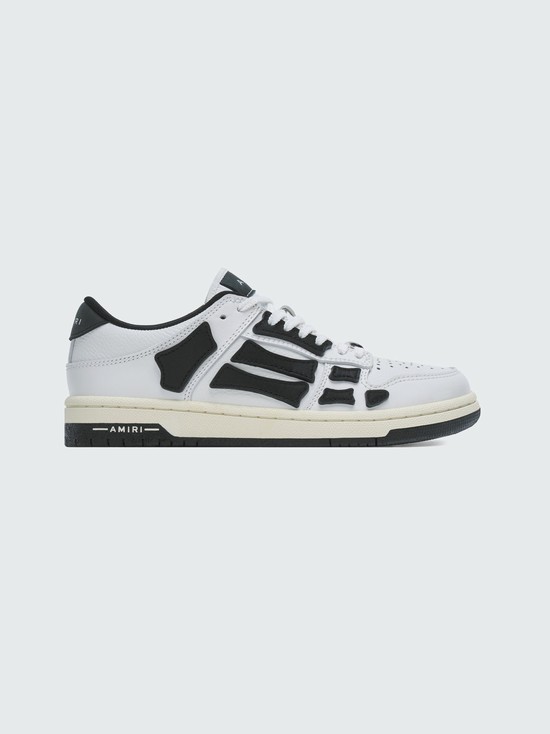 Amiri Skel Top Low Sneakers Dam Vita Svarta | 34105-MOEV