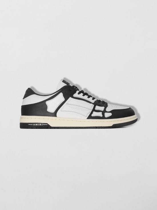 Amiri Skel Top Low Sneakers Herr Svarta Vita | 37420-OJGU