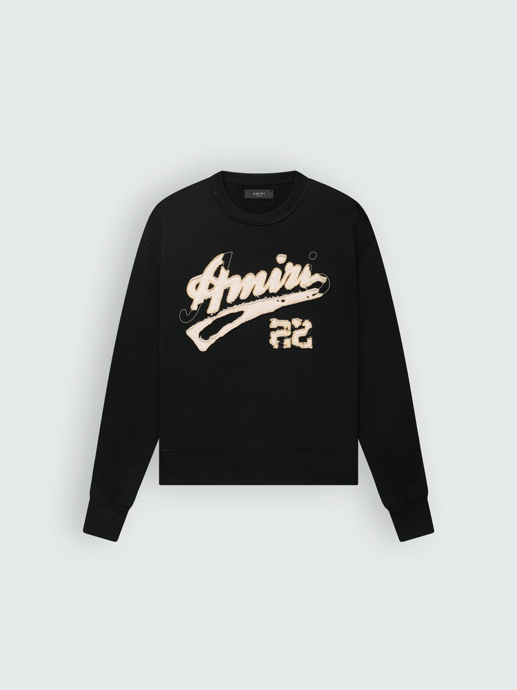 Amiri 22 Crewneck Tröjor Herr Svarta | 56849-WTNU