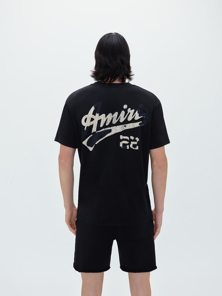 Amiri 22 Jersey T-shirt Herr Svarta | 19738-KSGP