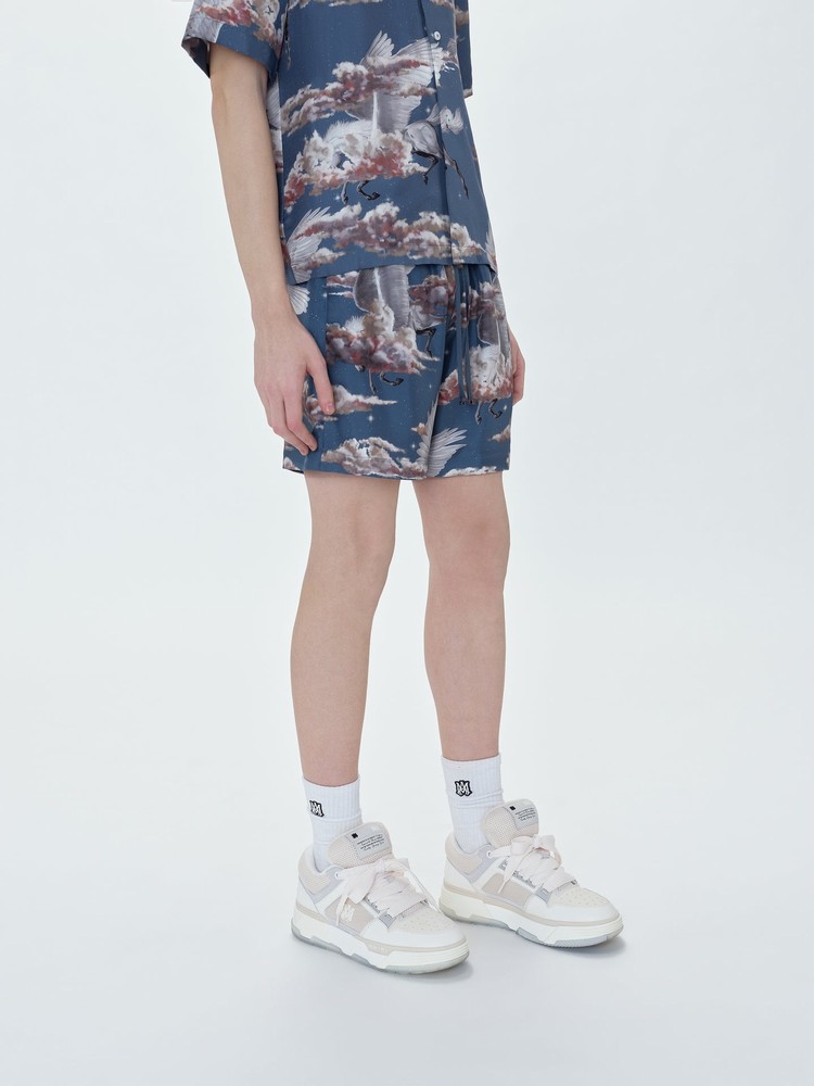 Amiri All Over Pegasus Pj Shorts Herr Blå | 86302-KGEY