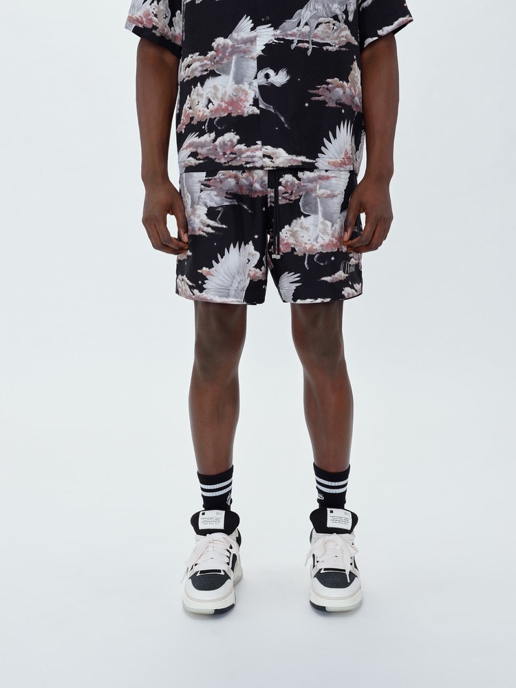 Amiri All Over Pegasus Pj Shorts Herr Svarta | 30158-IRUB