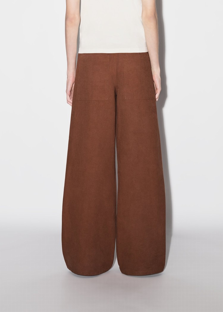 Amiri Baggy Chino Byxor Dam Bruna | 37819-UEAO