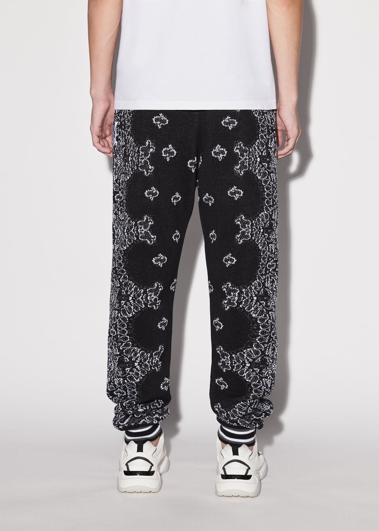 Amiri Bandana B-ball Sweatpants Herr Svarta Grå | 10869-ZBAY