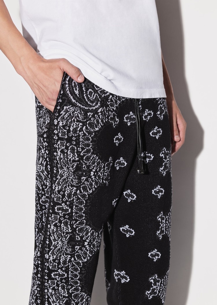 Amiri Bandana B-ball Sweatpants Herr Svarta Grå | 10869-ZBAY