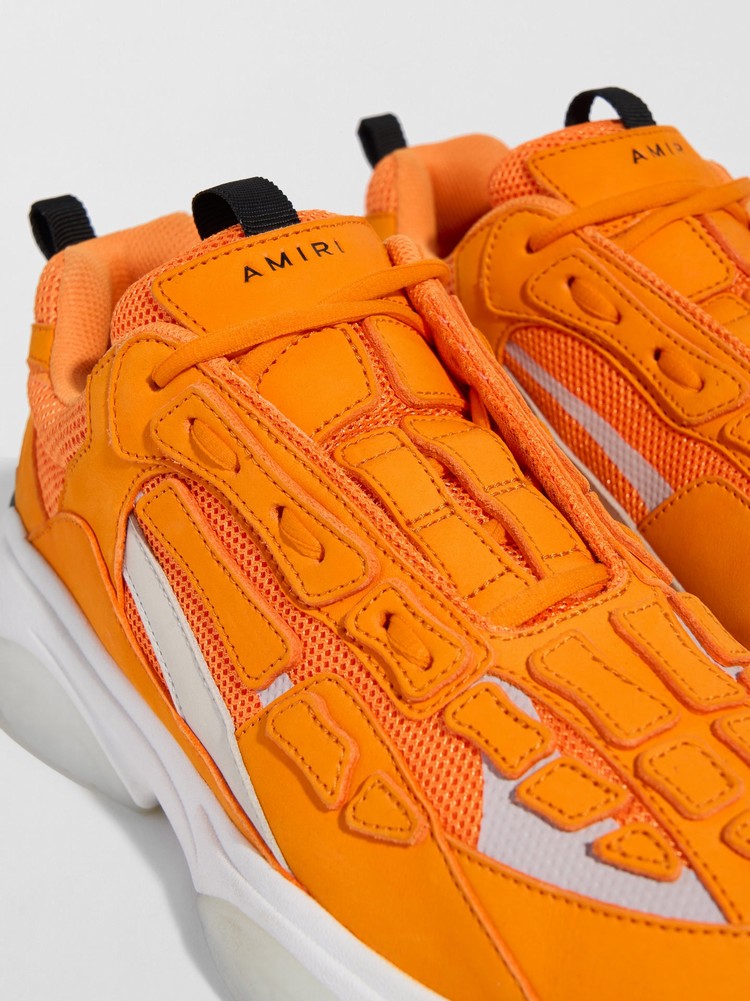 Amiri Bone Runner Sneakers Herr Orange | 95736-SBVQ