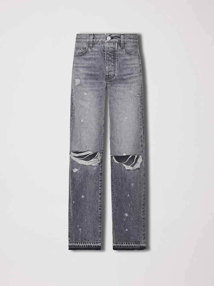 Amiri Breda Hetero Jeans Dam Grå | 21793-UMFR