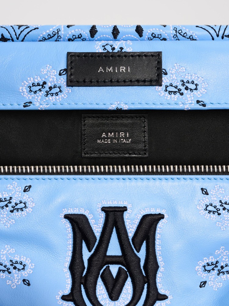 Amiri Bum Bandana Väska Blå | 64950-IZNC