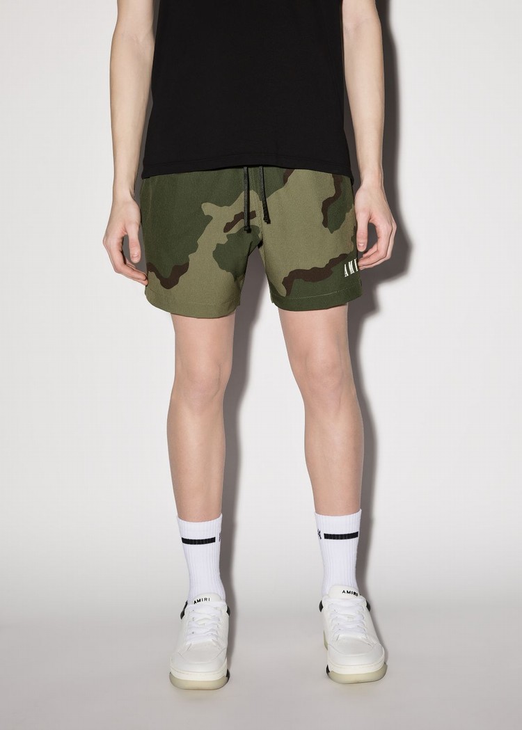 Amiri Camo Badbyxor Herr Gröna | 78395-SIGV