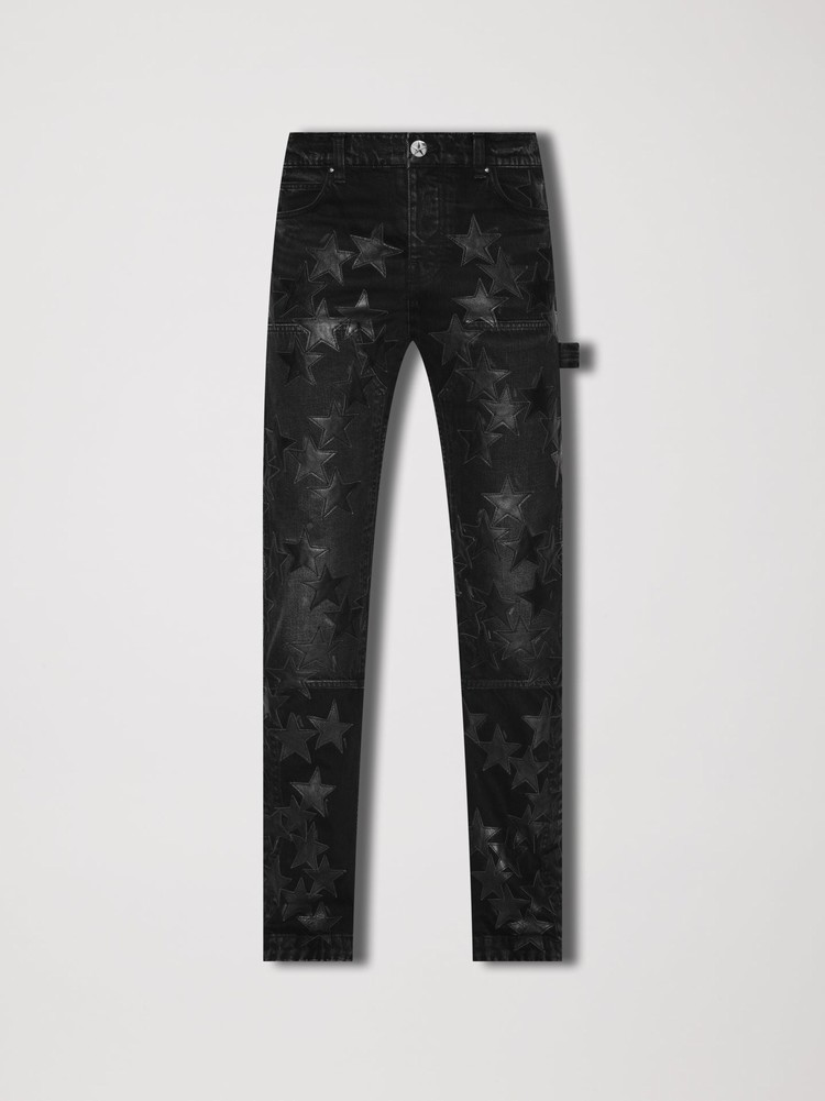 Amiri Chemist Carpenter Jeans Herr Svarta | 86307-FDOS