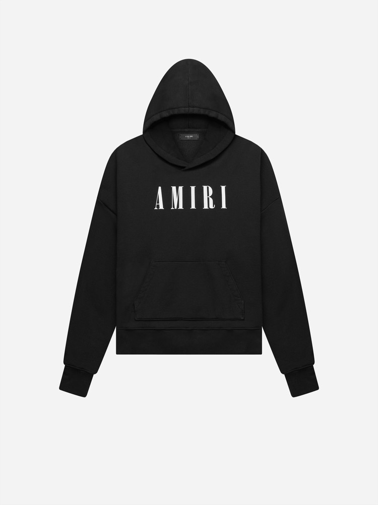 Amiri Core Logo Hoodie Herr Svarta | 01357-STCN