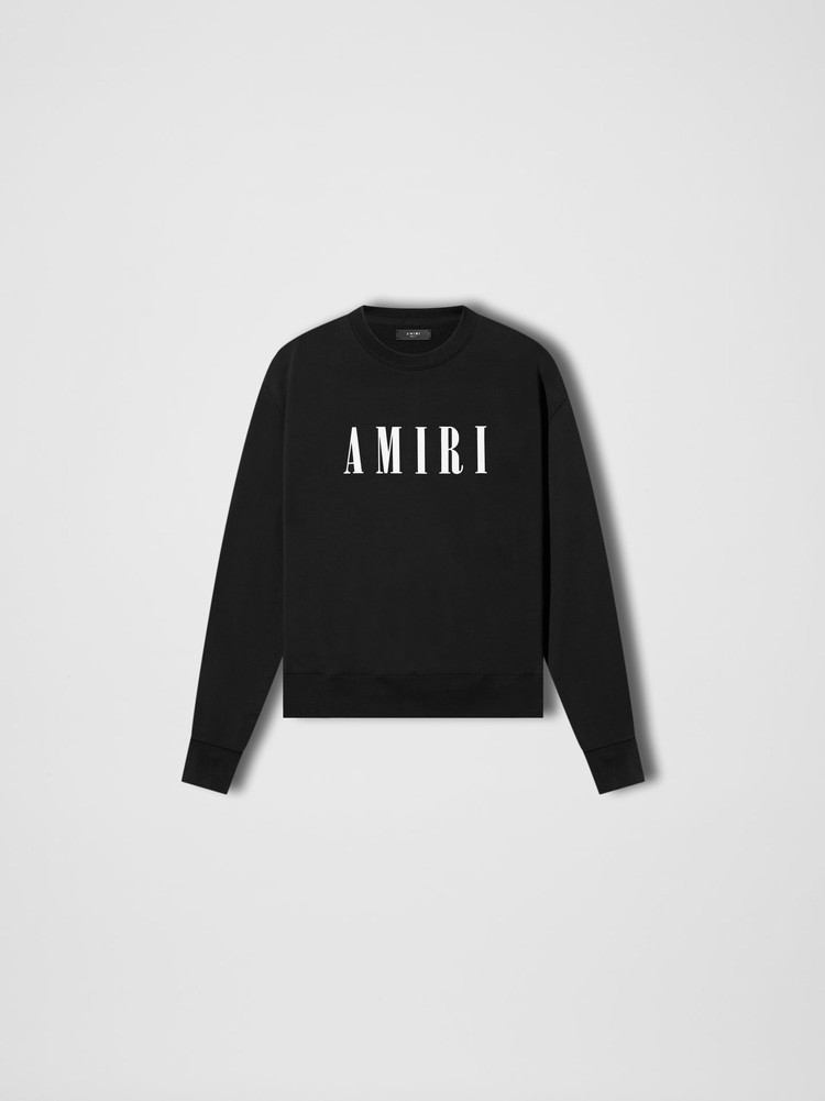 Amiri Crewneck Tröjor Barn Svarta | 93426-DFWK