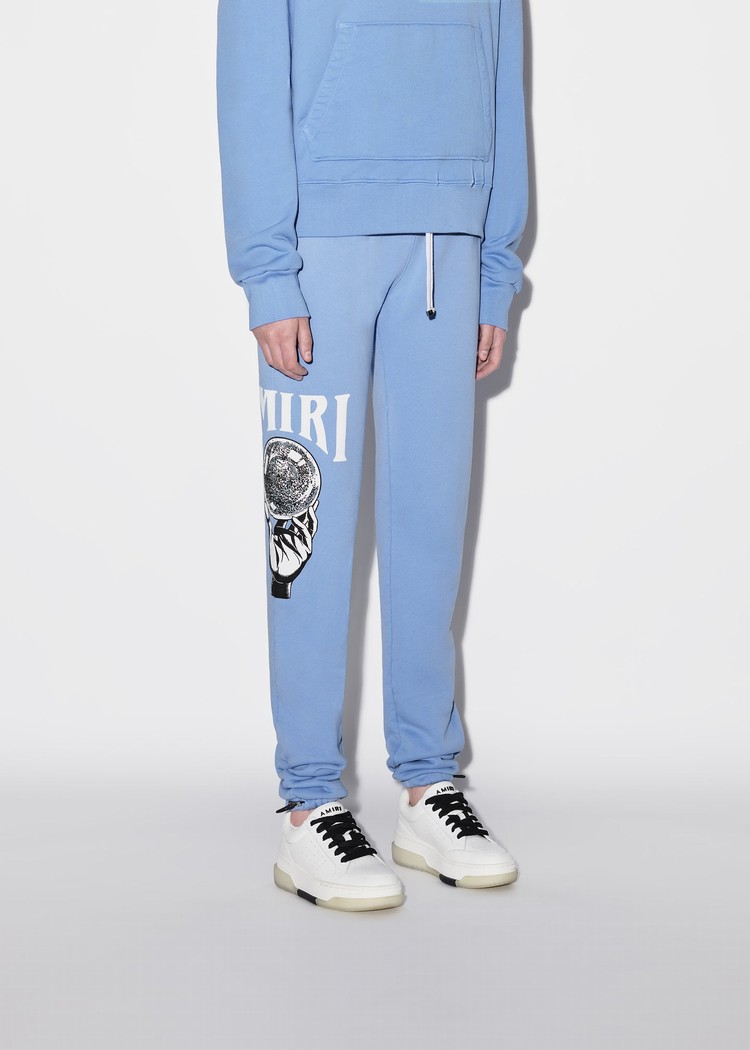 Amiri Crystal Ball Sweatpants Dam Blå | 67923-HWLD