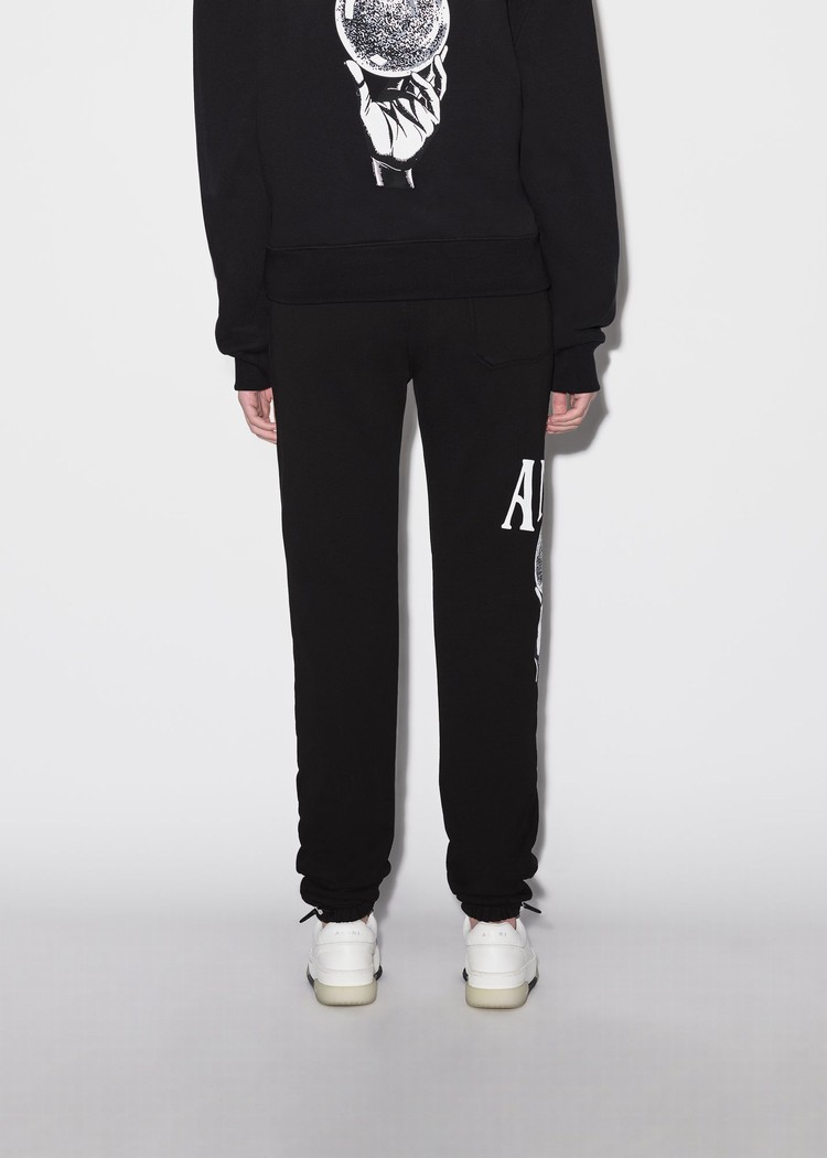 Amiri Crystal Ball Sweatpants Dam Svarta | 26583-KLNO