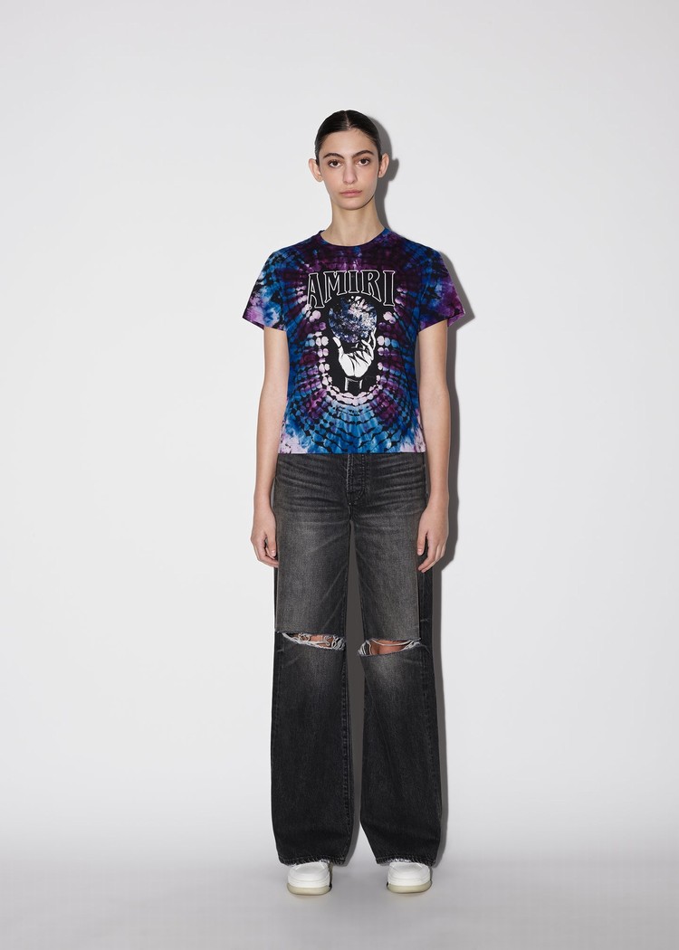 Amiri Crystal Ball T-shirt Dam Lila | 37894-FQEJ