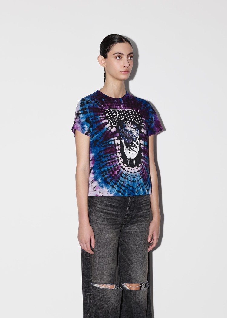 Amiri Crystal Ball T-shirt Dam Lila | 37894-FQEJ