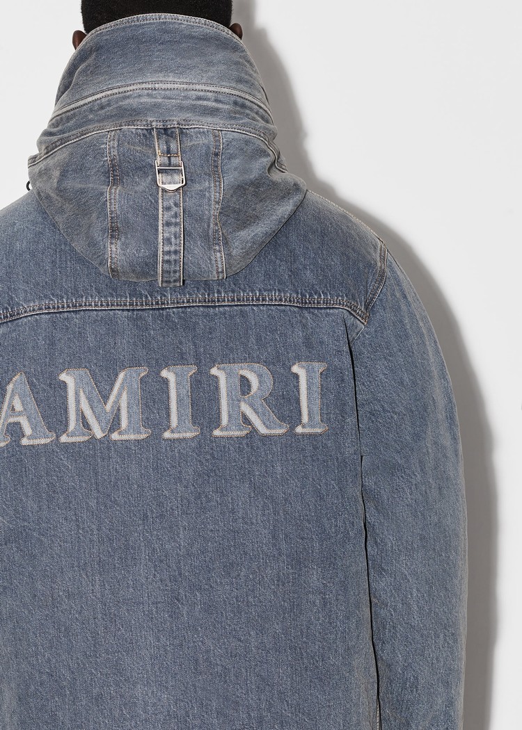 Amiri Denim Parka Jacka Herr Indigo | 95830-CYMA