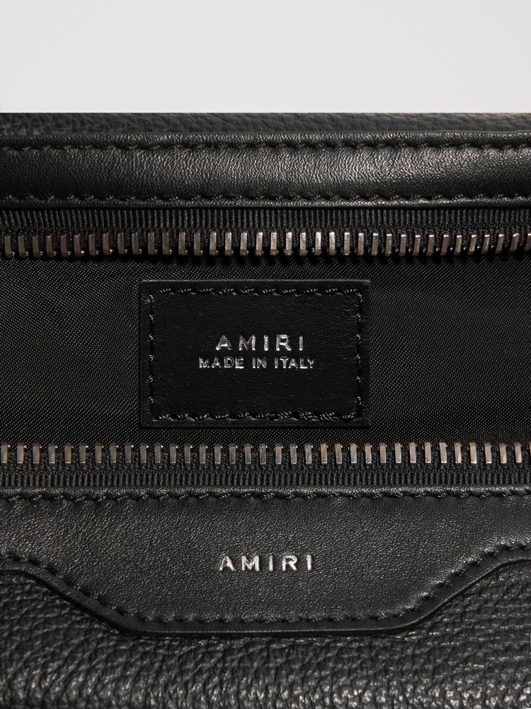 Amiri Glove Läder Dopp Kit Påse Svarta | 04632-OEVZ