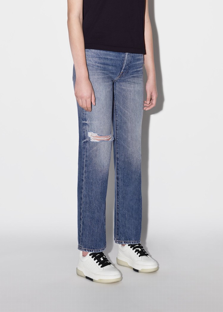 Amiri Hetero Jeans Dam Blå | 89167-QKNB