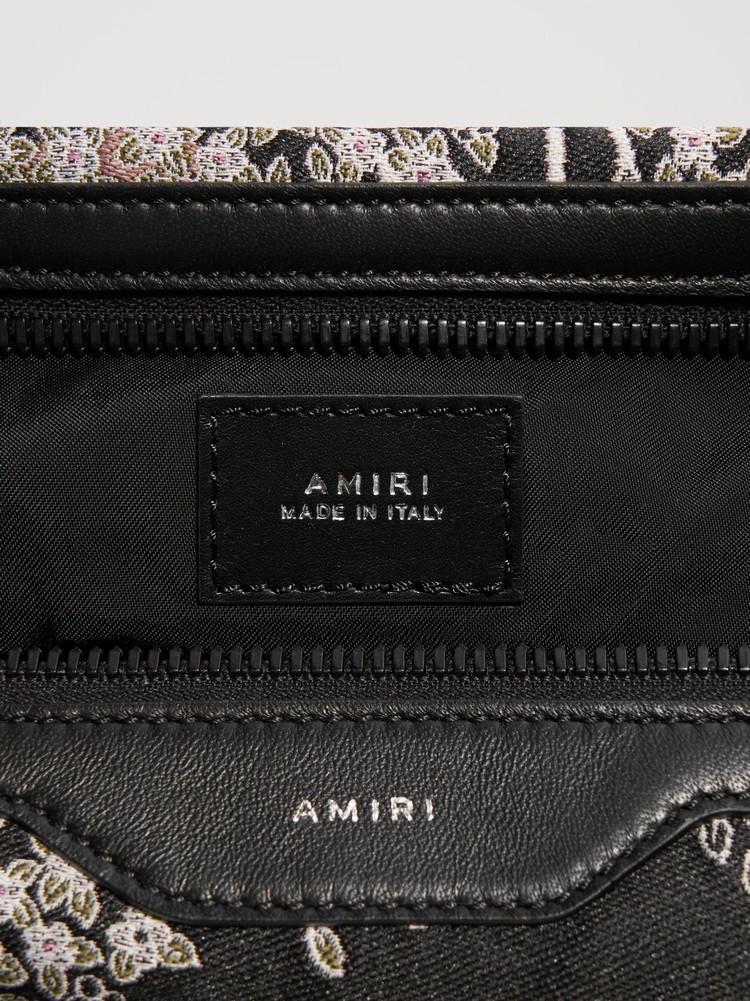 Amiri Hibiscus Jacquard Dopp Kit Påse Svarta | 10456-NETU