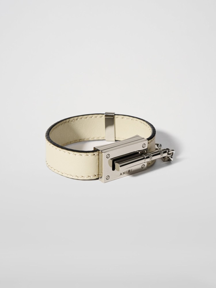 Amiri Jax Bracelet Smycken Vita | 26305-VTNY