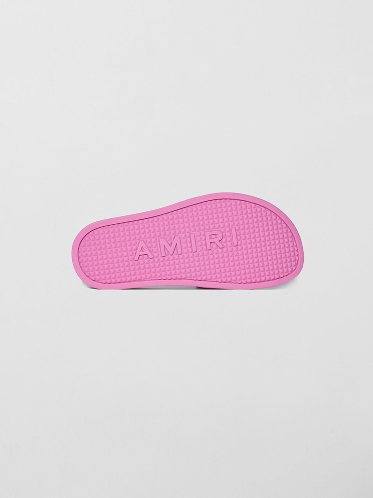 Amiri Logo Pool Slide Barn Rosa | 89201-WDIX