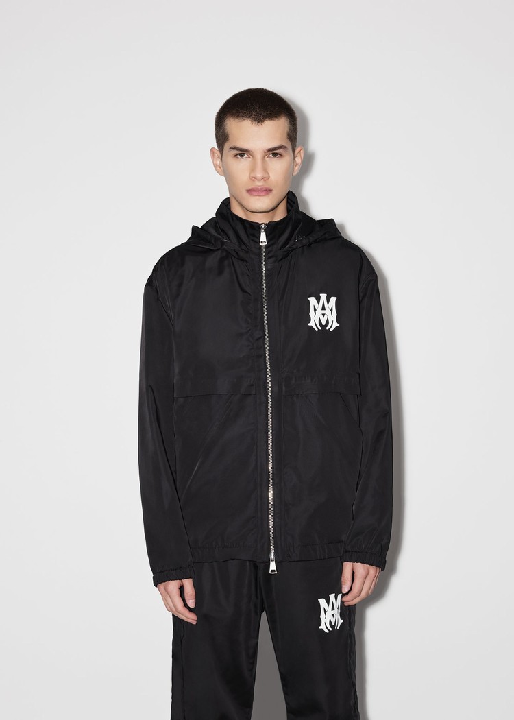 Amiri Lätta Nylon Anorak Jacka Herr Svarta | 79502-GYNC