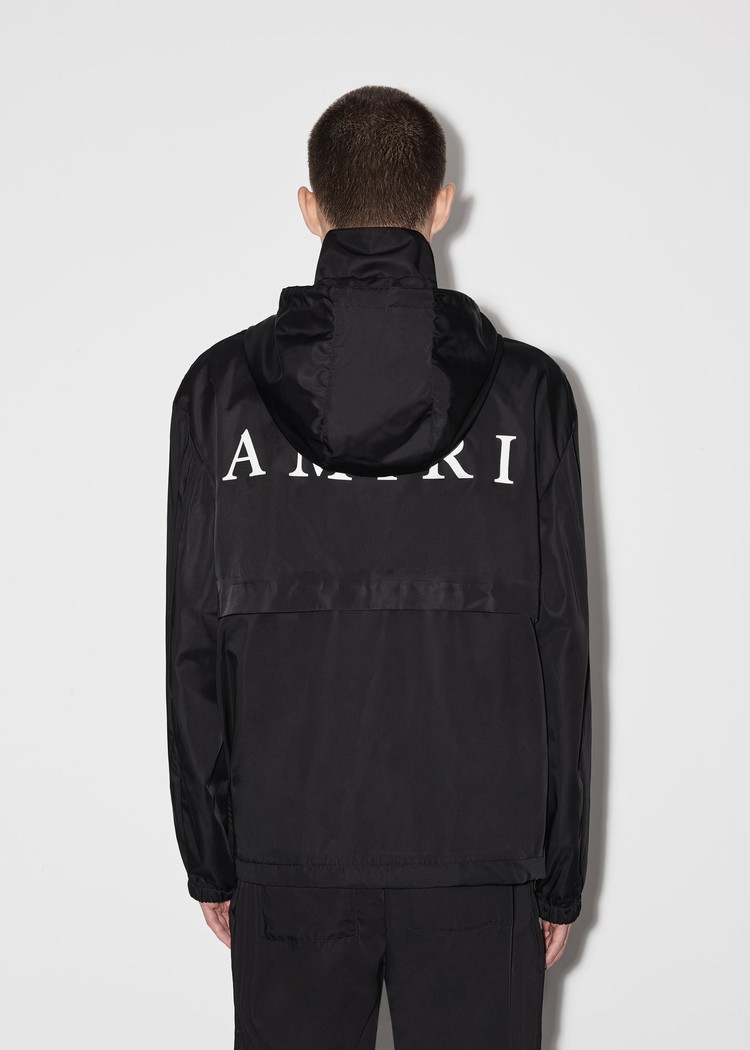 Amiri Lätta Nylon Anorak Jacka Herr Svarta | 79502-GYNC