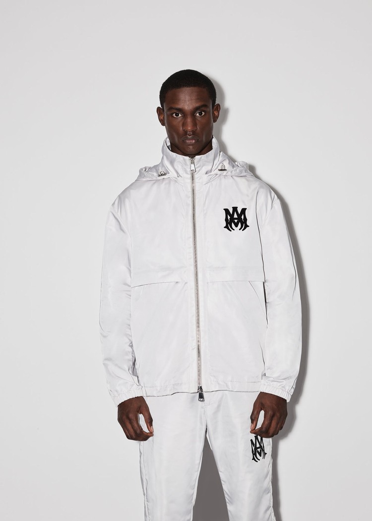 Amiri Lätta Nylon Anorak Jacka Herr Vita | 87304-ETGA