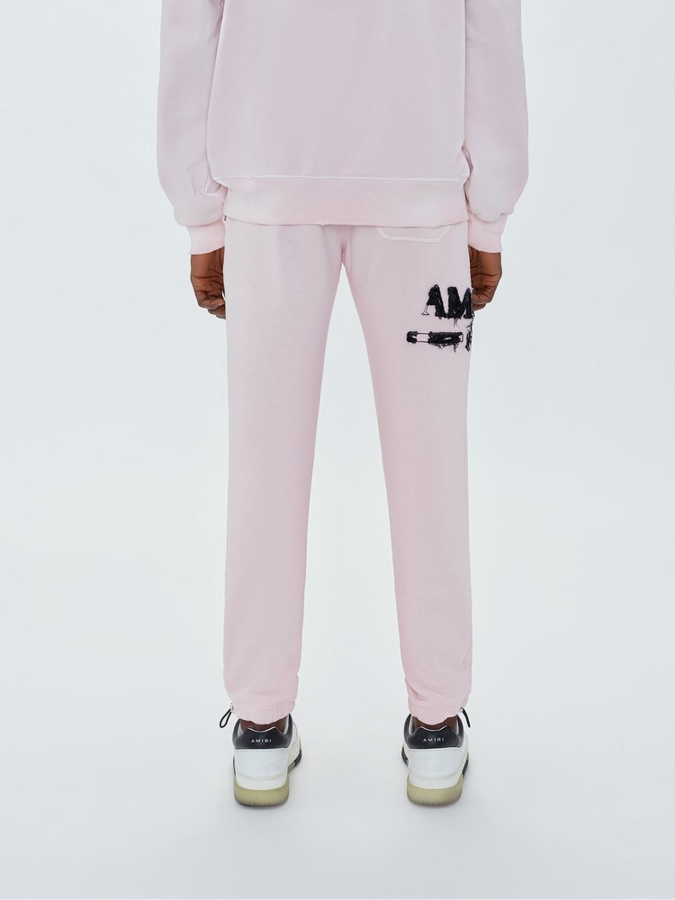 Amiri M.A. Bar Applique Sweatpants Herr Rosa | 78123-PWQX