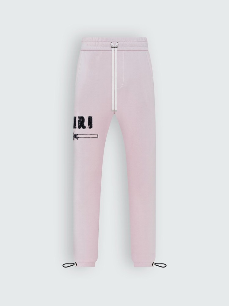 Amiri M.A. Bar Applique Sweatpants Herr Rosa | 78123-PWQX