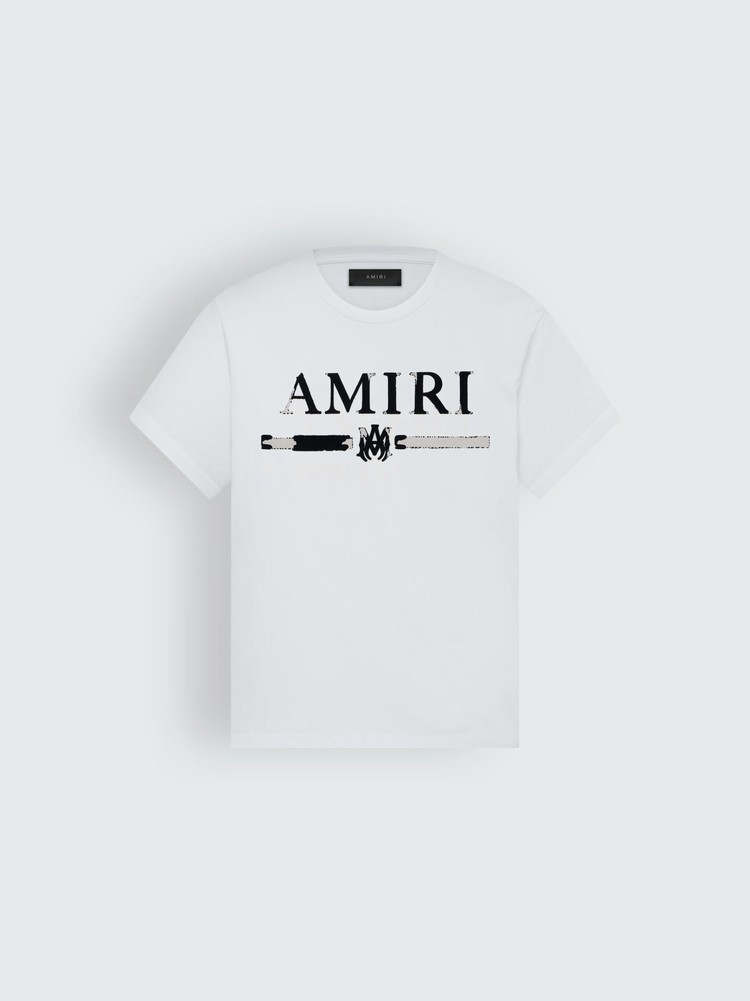 Amiri M.A. Bar Applique T-shirt Herr Vita | 42659-LCFQ