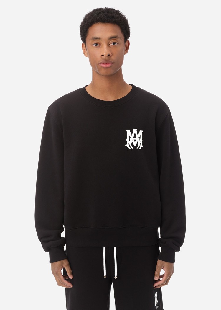 Amiri M.A. Crewneck Tröjor Herr Svarta | 28795-LWQI