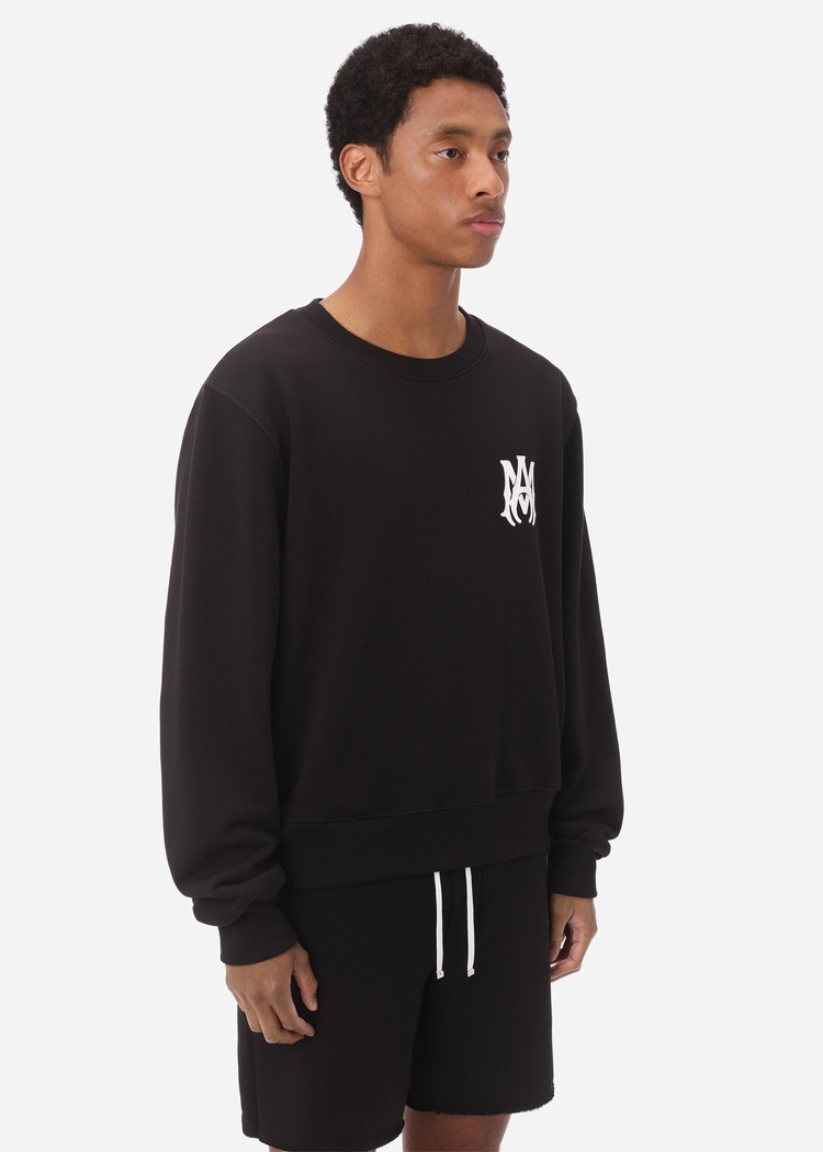 Amiri M.A. Crewneck Tröjor Herr Svarta | 28795-LWQI