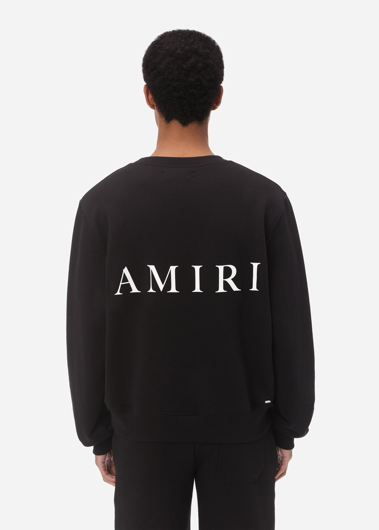 Amiri M.A. Crewneck Tröjor Herr Svarta | 28795-LWQI