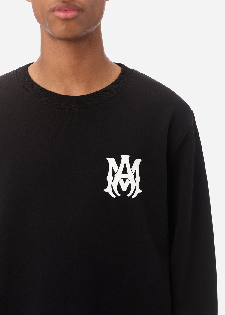 Amiri M.A. Crewneck Tröjor Herr Svarta | 28795-LWQI