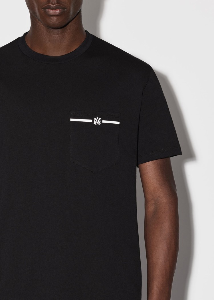 Amiri M.A. Pocket T-shirt Herr Svarta | 71389-WGQR