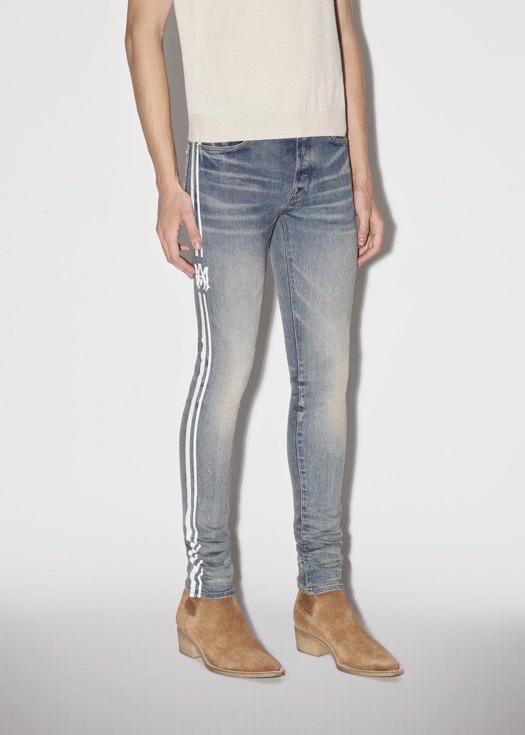 Amiri M.A. Track Jeans Herr Indigo | 84730-CBYL