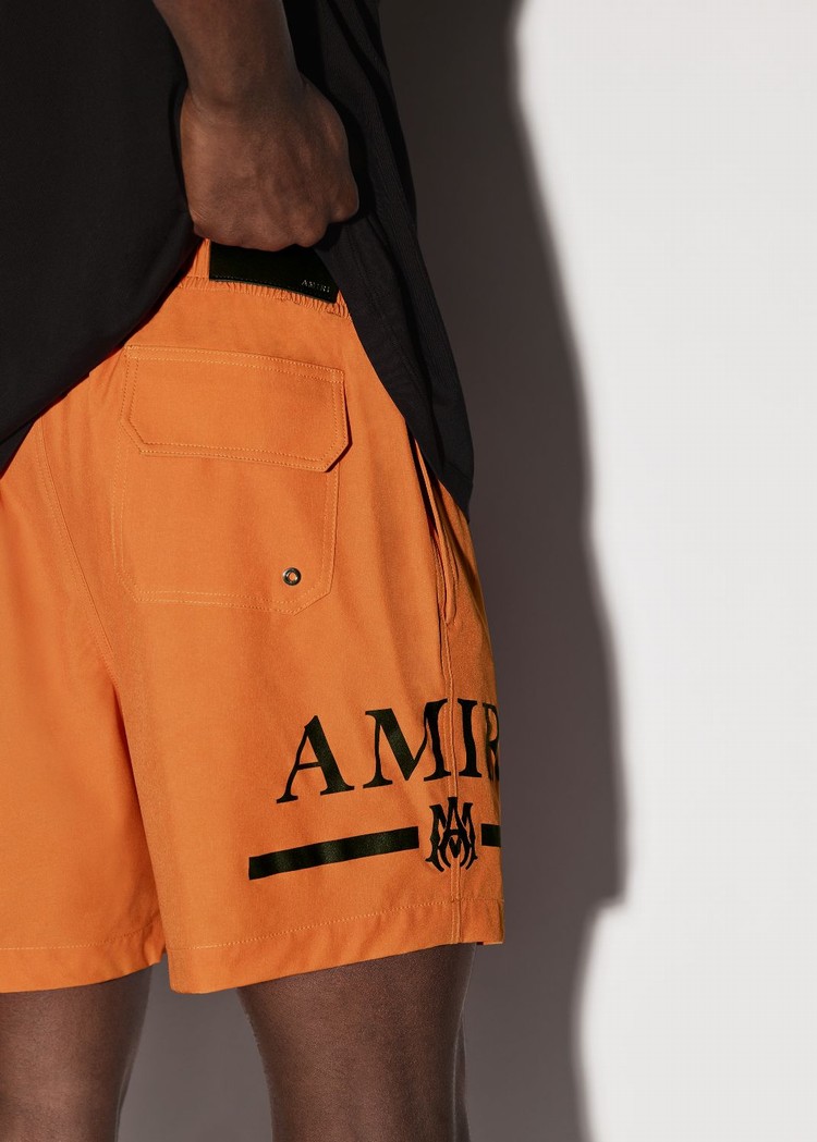 Amiri Ma Bar Logo Badbyxor Herr Orange | 86039-ISEO