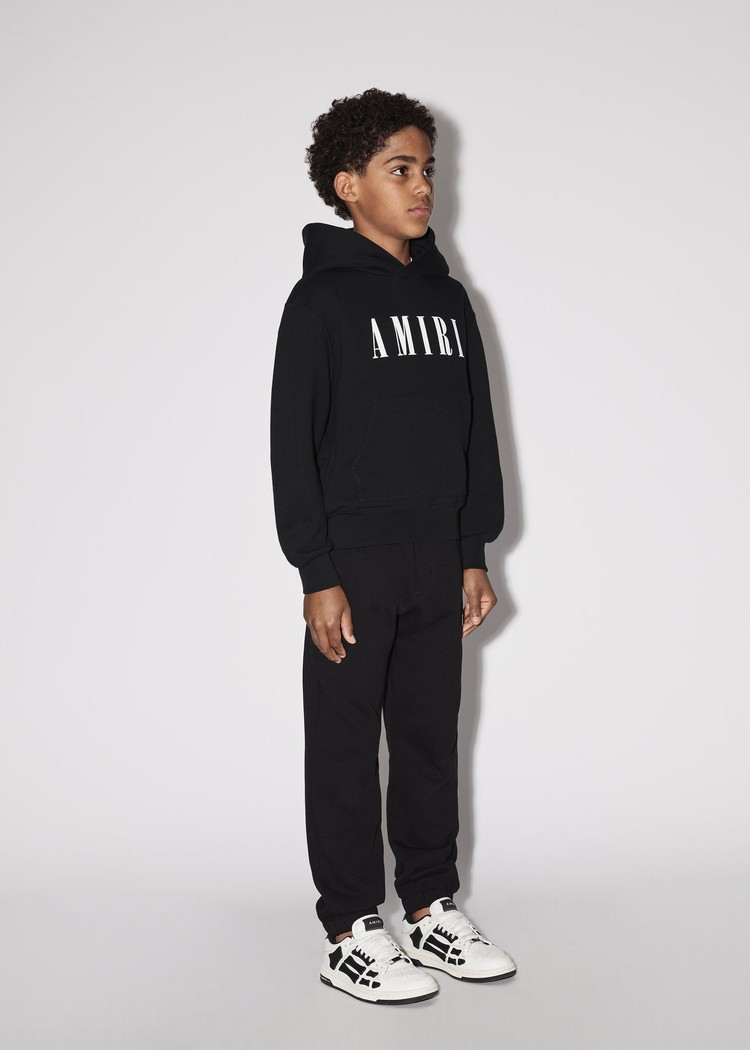 Amiri Ma Hoodie Barn Svarta | 47812-JWHT