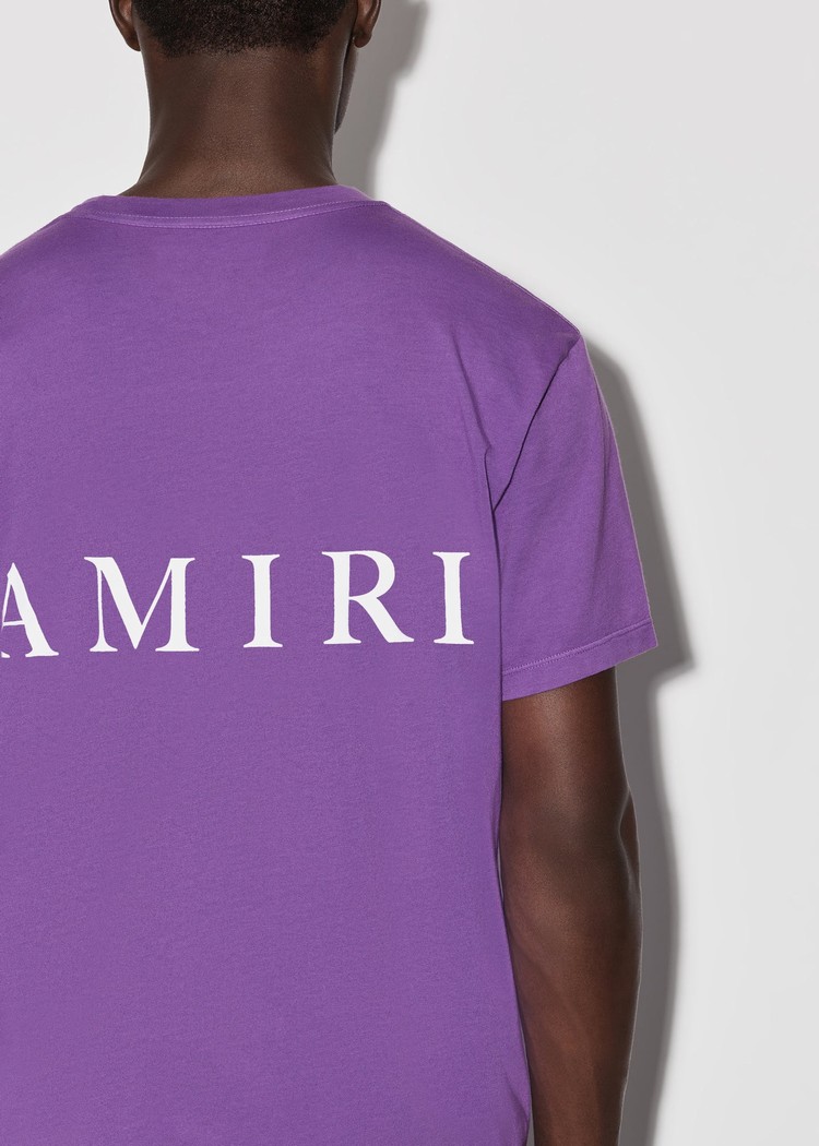 Amiri Ma Logo T-shirt Herr Lila | 12406-EIYV