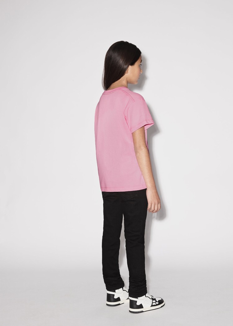 Amiri Ma T-shirt Barn Rosa | 02854-GHQZ