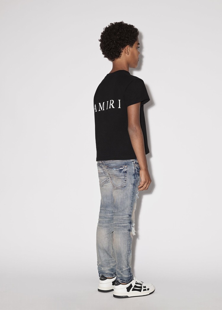 Amiri Ma T-shirt Barn Svarta | 26014-KFCY