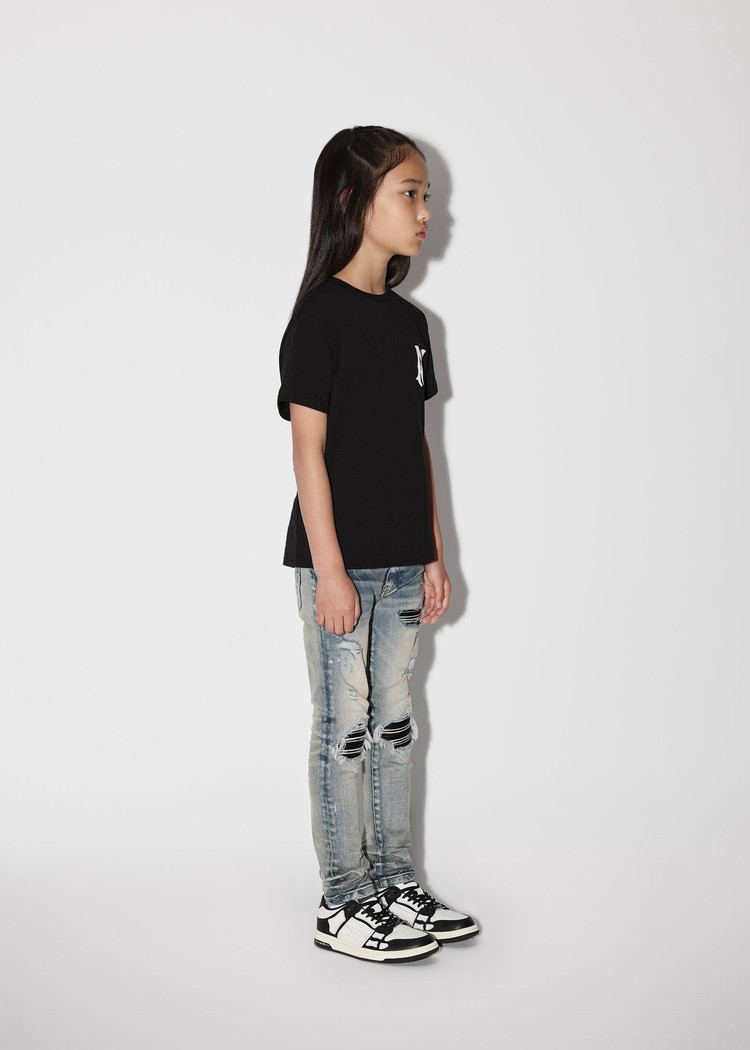 Amiri Ma T-shirt Barn Svarta | 72093-WBTC