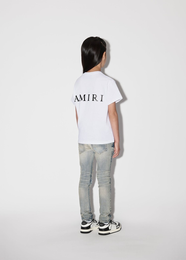 Amiri Ma T-shirt Barn Vita | 32458-HXZJ